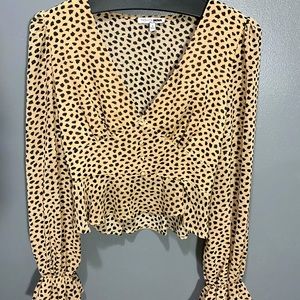 Cute Leopard print blouse